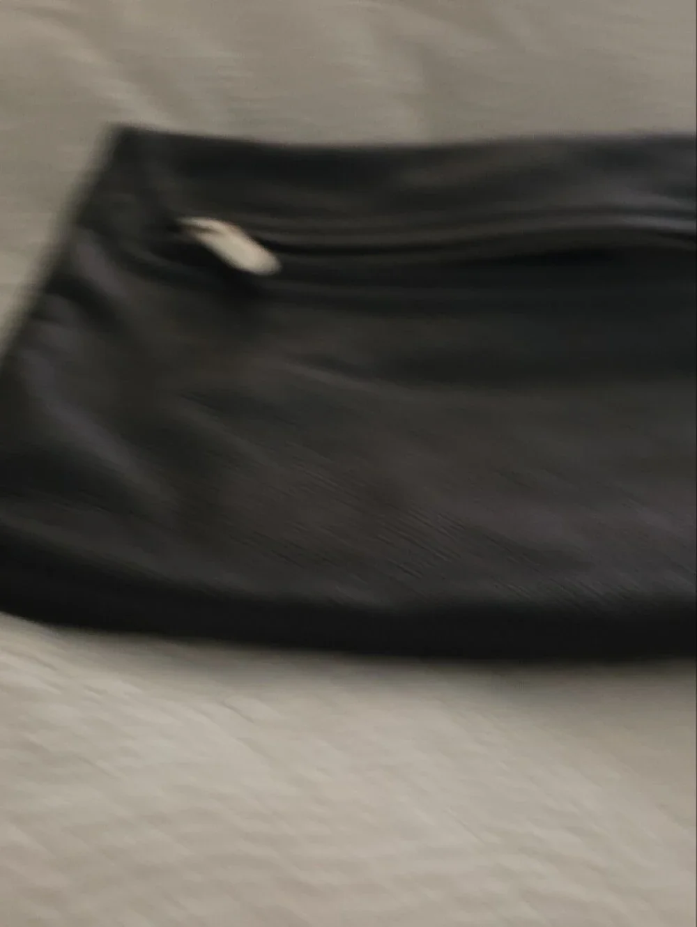 Marc by Marc Jacobs Black Leather Messenger Clutch with Front Zip